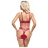 Cottelli Party - set reggiseno effetto lucido - rosso - 80B/M