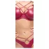 Cottelli Party - set reggiseno effetto lucido - rosso - 80B/M