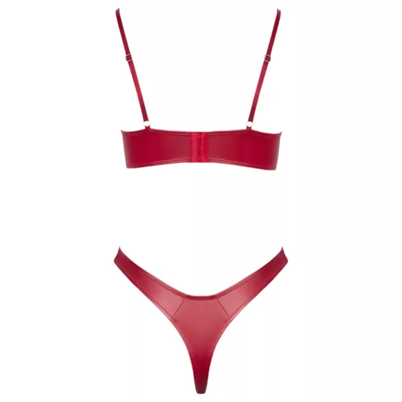 Cottelli Party - set reggiseno effetto lucido - rosso - 80B/M