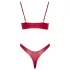 Cottelli Party - set reggiseno effetto lucido - rosso - 80B/M