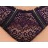 Cottelli Plus Size - Set reggiseno trasparente fantasia (viola) - 4XL