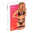 Obsessive Alessya - set di lingerie in pizzo (nero)
