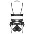 Obsessive Alessya - set di lingerie in pizzo (nero) - M/L