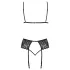 Kissable - set lingerie (nero)