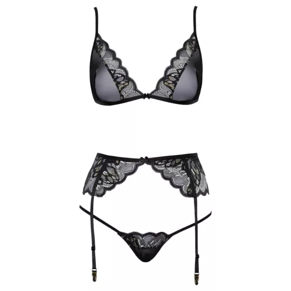 Kissable - set di lingerie (nero) - L/XL