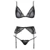 Kissable - set di lingerie (nero) - L/XL