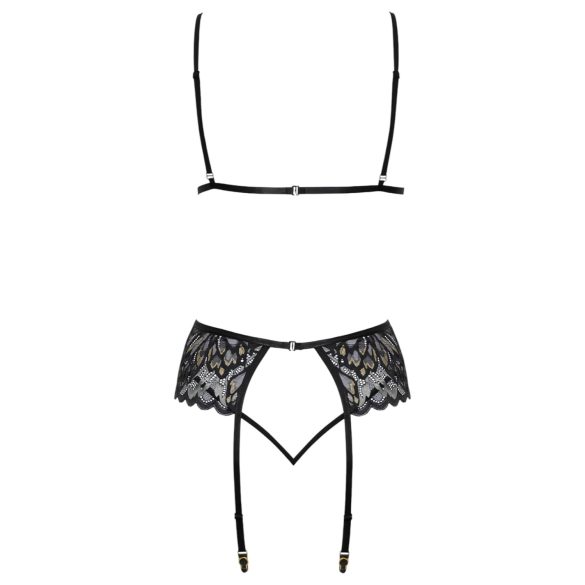 Kissable - set lingerie (nero) - L/XL
