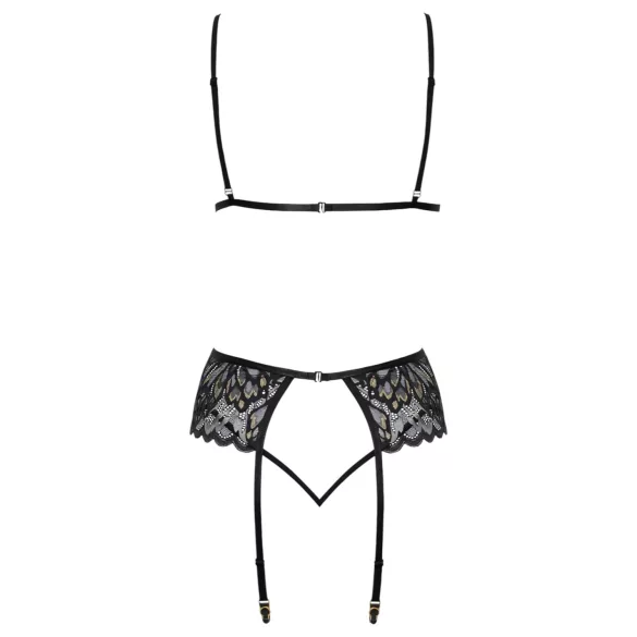 Kissable - set di lingerie (nero) - L/XL