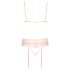 Baciabili - completo intimo in pizzo (rosa) - L/XL
