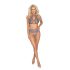 Baciabili - set di lingerie in pizzo (viola) - L/XL