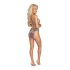 Baciabili - set di lingerie in pizzo (viola) - L/XL