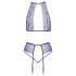 Baciabili - set di lingerie in pizzo (viola) - L/XL