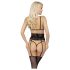 Baciabili - completo reggiseno nero con fascia in vita