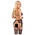 Set reggiseno ricamato rosa-lilla (nero)