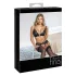 Abierta Fina - set reggiseno aperto in pizzo (nero)