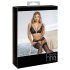 Abierta Fina - Set in pizzo aperto (nero) - XL