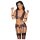 Cottelli Bondage - Set lingerie e manette (nero-viola) - XL
