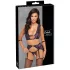 Cottelli Bondage - Set intimo e manette (nero-viola) - XL