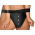 Cottelli Bondage - Set reggiseno lucido con manette (nero)