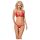 Set Reggiseno in Pizzo, Rosso - Obsessive 838-SET-3 - L/XL