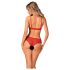 Obsessive Atenica - completo intimo incrociato (rosso) - M/L