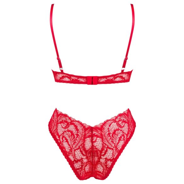 Obsessive Atenica - completo intimo incrociato (rosso) - M/L