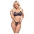 Cottelli Party - set reggiseno stringato (nero) - 85C/L
