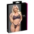 Cottelli Party - set reggiseno con lacci - nero - 85C/L