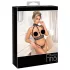 Abierta Fina - completo intimo aperto con catene - nero