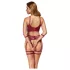 Cottelli Bondage - set reggiseno incrociato - rosso