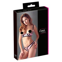 Cottelli - reggiseno a strisce con set lingerie