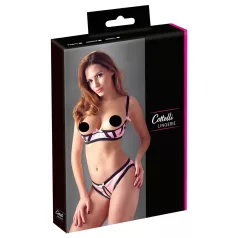 Cottelli - reggiseno a strisce con set lingerie