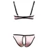 Cottelli - reggiseno a strisce con set lingerie