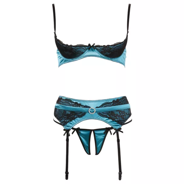 Cottelli - Jáde - esclusivo set reggiseno push-up (verde)