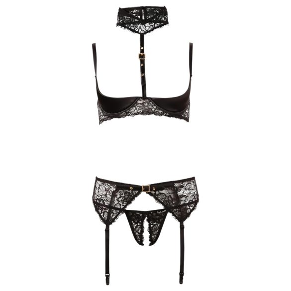 Abierta Fina - Set intimo donna sexy in pizzo - trio lingerie