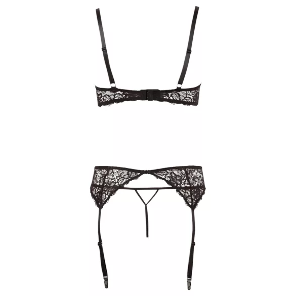 Abierta Fina - Set intimo donna sexy in pizzo - trio lingerie - 85B/L
