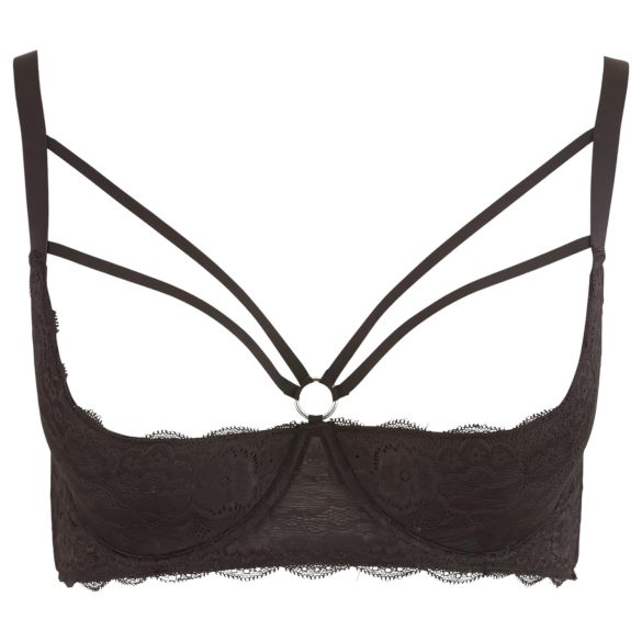 Cottelli Taglie Forti - Reggiseno Push-Up con Anelli (Nero) - 95D