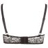 Cottelli Taglie Forti - reggiseno aperto con anelli (nero) - 85E