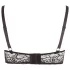 Cottelli Plus Size - reggiseno sollevaseno con spalline e anelli - nero - 85E