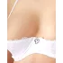 Cottelli - reggiseno sollevatore con lacci e pizzo - bianco - 85C/L