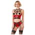 Abierta Fina - Set reggiseno con ferretto (rosso) - 80B/M