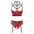 Abierta Fina - Set reggiseno con ferretto (rosso) - 80B/M