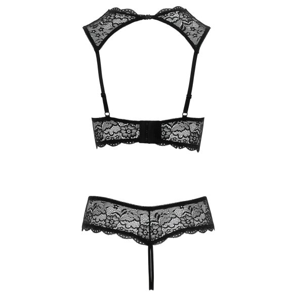 Cottelli - set reggiseno aperto - nero - 80B/M