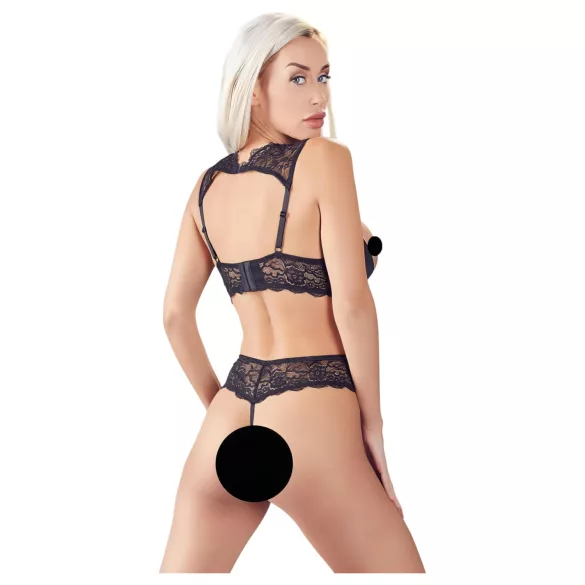 Cottelli - set reggiseno aperto - nero - 85B/L