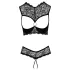 Cottelli - set reggiseno aperto - nero - 85B/L