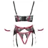 Cottelli Bondage - reggiseno aperto con pizzo - rosso - M