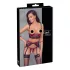 Cottelli Bondage - reggiseno aperto con pizzo - rosso - L