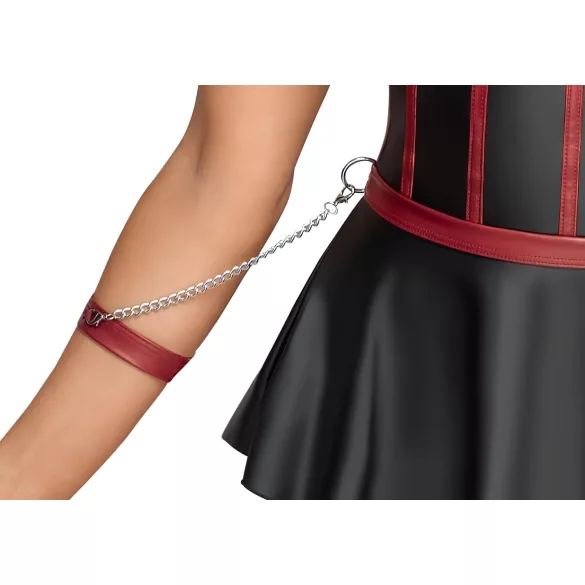 Cottelli Bondage - set bondage lucido con manette - nero - 80B/M