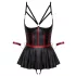 Cottelli Bondage - set bondage lucido con manette - nero - 85B/L