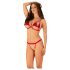 Obsessive - set lingerie sexy - pizzo rosso